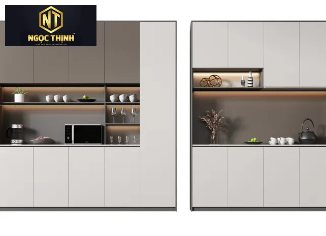 TỦ RƯỢU NGỌC THỊNH KIỂU GỖ VÀ KÍNH